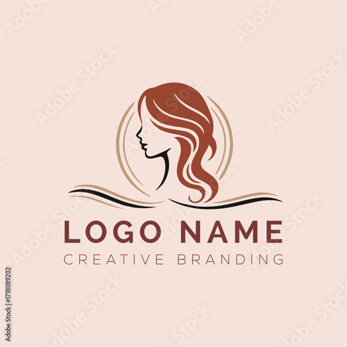 beautiful girl logo