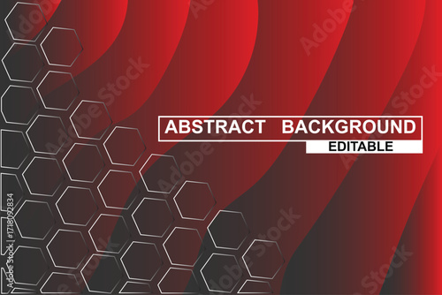 Dynamic red abstract geometric texture background art vector
