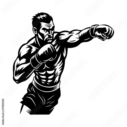 man with boxing gloves