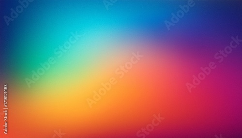 Grainy Abstract Vibrant Color Gradient Background Design