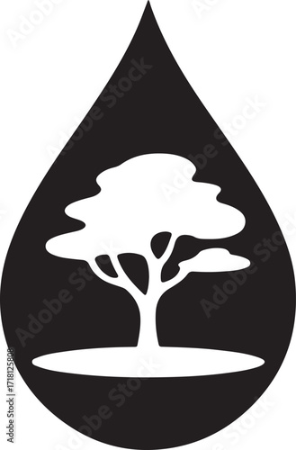 Life Drop Tree in Water