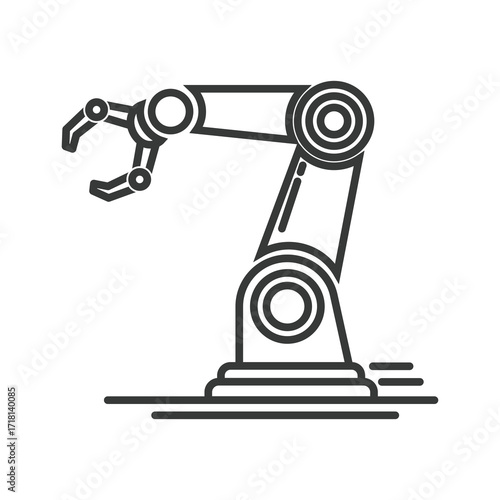 Robot Arm Vector Icon