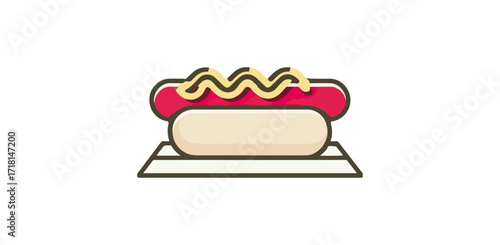 Hot dog illustration