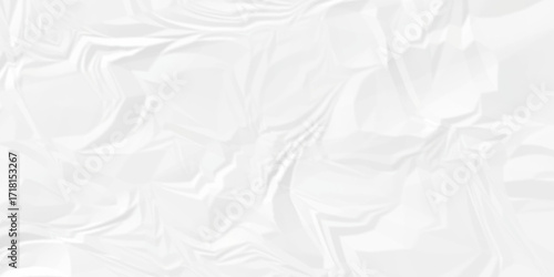 Crumple crushed aged white obsolete rumple craft design. wrinkle ripped creased white crumple aged closeup recycled document grunge paper background.	
