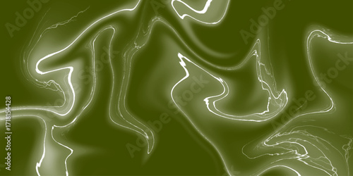 Futuristic Iridescent Liquid Gradient Background with Smooth Flowing Textures, Green and white silk background. satin background texture. Green yellow flowing background.