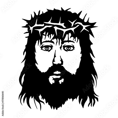 Jesus Lover Christ God Son Christian Cross Church Cross Thorns Crown