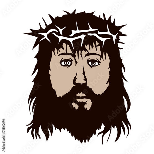 Jesus Lover Christ God Son Christian Cross Church Cross Thorns Crown