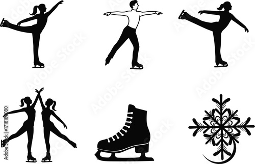 A collection of vector line icons for social media, marketing, and e-commerce, including shopping bags, megaphone, and phone symbols.