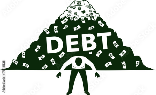 Man crushed by financial debt
