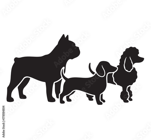  big dog silhouette