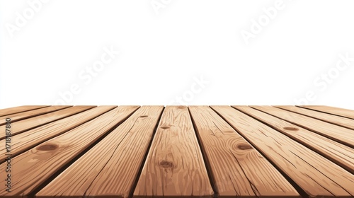 Wooden plank surface