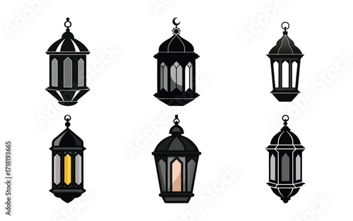 Ramadan lanterns Islamic lights hanging decorations design