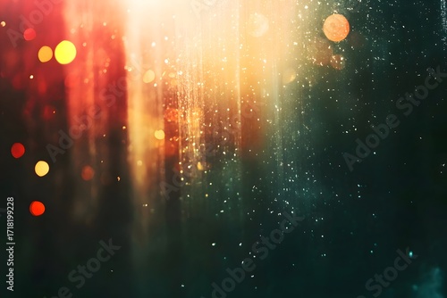 Abstract bokeh light background with blurred lights and soft focus for festive backgrounds design