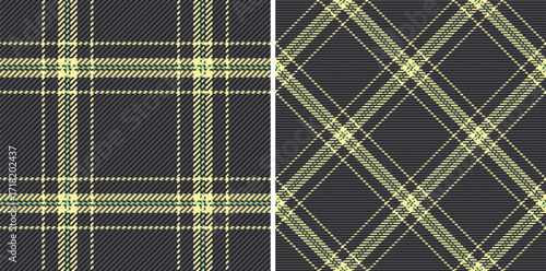 Tartan texture fabric of vector pattern plaid with a check background textile seamless. Set in nature colors for decorative napkins, dinner parties.