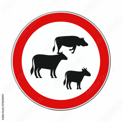 Viehtrieb, Tiere