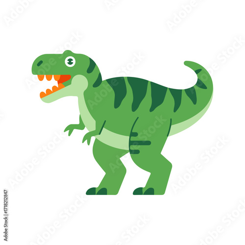 cute allosaurus dinosaur emoji vector illustration