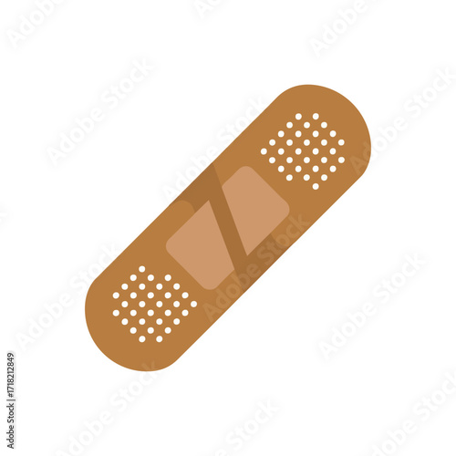adhesive medical plaster bandage icon vector