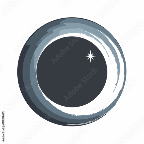 ethereal wax eclipse rings with molten speckle and UI rotation detail