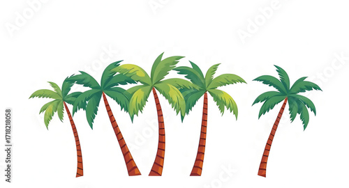 Palm beach illustration, Black and white palm, Paradise tropical tree, Palm design vector, Palm tree outline art, Natural palm silhouette, Summer tropical illustration, Exotic nature artwork, Minimali