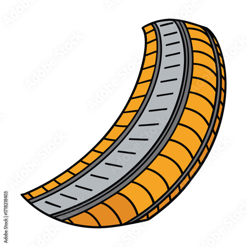 Bold tire tracks pressed into the ground, leaving rugged patterns that tell a story of motion, strength, and adventure across dirt, sand, or pavement.
