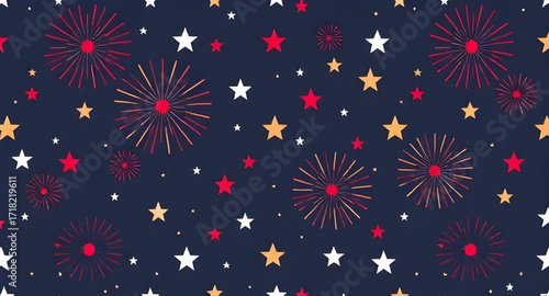 seamless pattern with stars illustration background, star pattern, celestial design, night sky, cosmic background, astronomy art, galaxy theme, twinkle stars, shining pattern, celestial wallpaper, dec