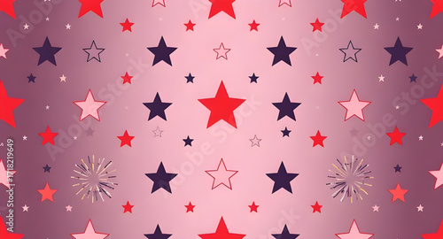 seamless pattern with stars illustration background, star pattern, celestial design, night sky, cosmic background, astronomy art, galaxy theme, twinkle stars, shining pattern, celestial wallpaper, dec