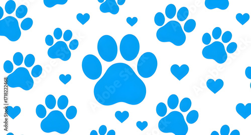 paw print modern, paw print animal background, paw print pets design, paw print fabric pattern, paw print cartoon background, paw print paw marks, paw print cute design, paw print vector seamless, paw