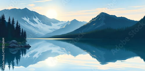 nature lake wallpaper, scenic mountains with lake, tranquil lake and hills, mountain landscape with water, alpine lake wallpaper, lake view background, forest lake and mountains, beautiful nature wall