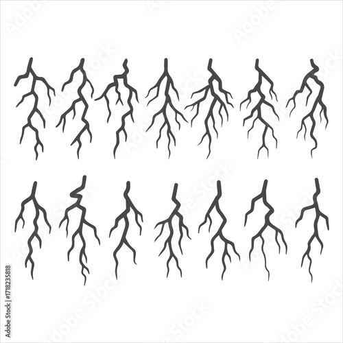 flat set lightning, electrical discharges