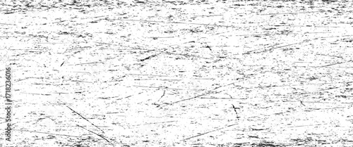 Black grunge dust texture with scratches and distressed noise effect on white background vector illustration.