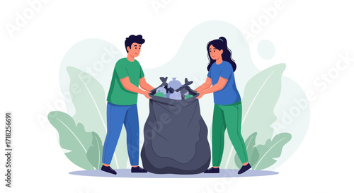 Volunteers Collaborate To Clean Up Environment, Protecting Nature With Eco-Friendly Practices