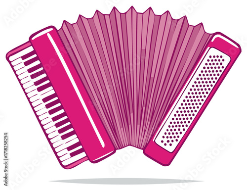 Rose Accordion Instrument Illustration Rose Accordion Instrument Illustration Rose Accordion Instrument Illustration