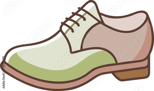 Stylish oxford shoe with laces and classic design for formal occasions