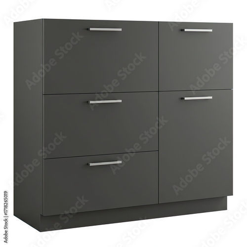  cabinet isolated on white background