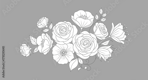 flowers in vector
