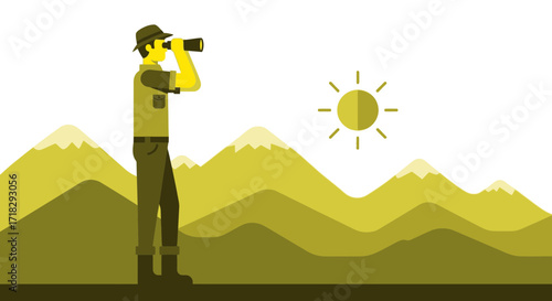 Observing Nature: A Visual Representation of Exploration in Mountainous Terrain Design