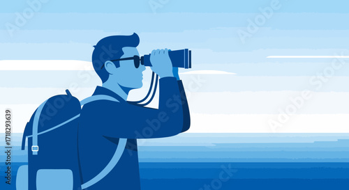 Observing The Horizon: Exploration, Journey, Prospect, Expedition, A Visual Insight