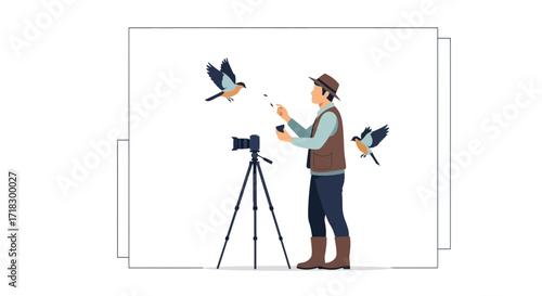 Photographer Captures Majestic Moments of Wild Birds in Flight Using Professional Equipment