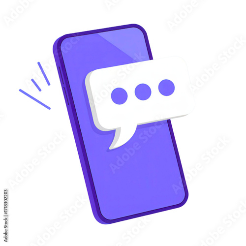 Get Instant Mobile Notifications with this Vibrant Smartphone Design, Perfect for Tech Startups and Social Media Marketing Campaigns, Stay Connected Now