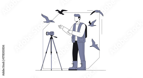 Photographer Captures Birds In Flight, Illustrating Nature, Using Modern Photography Methods