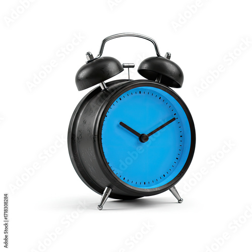 alarm clock on white background