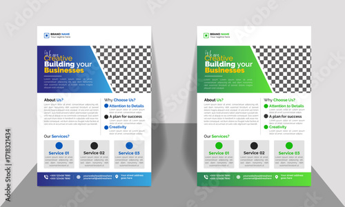 Professional marketing agency flyer design services for business growth and brand awareness