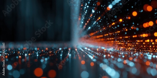 Abstract Digital Art:  A Symphony of Light and Color