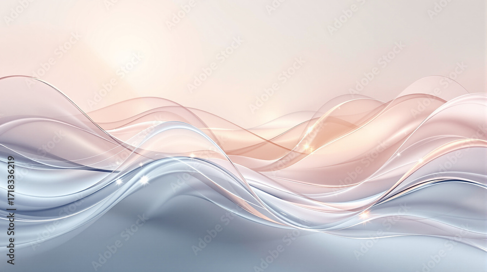 Obraz premium abstract blue wave background