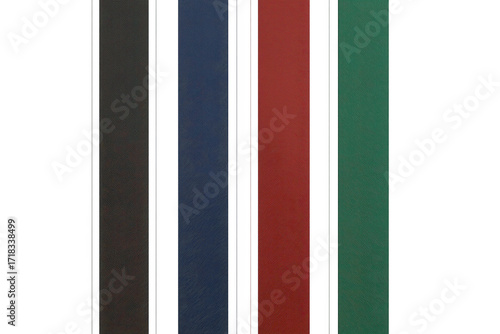 Free Download Collection of colorful textured ribbons on a transparent background, isolated. - GFXLoad