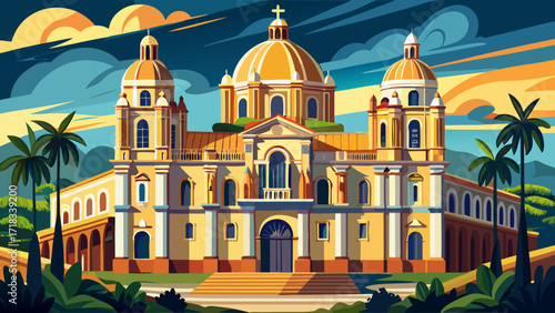 León Cathedral, Nicaragua, a massive baroque structure, stands as a testament to Spanish colonial influence and Central America’s religious history.