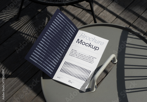 Outdoor Open Brochure Mockup