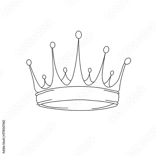 crown isolated on white background