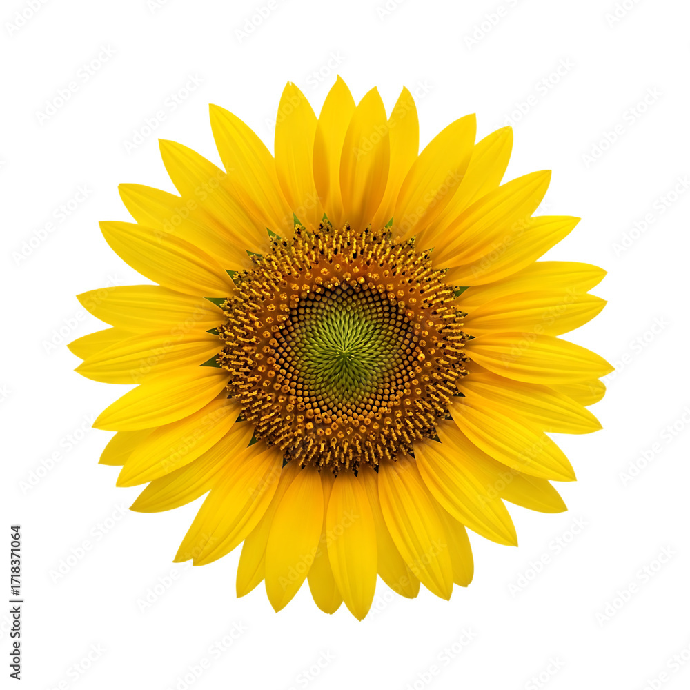 Fototapeta premium Vibrant Sunflower Close-up Bright Yellow Petals & Dark Background,petals