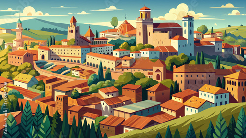 Ferrara, City of the Renaissance, Italy, features wide streets and palaces planned under the Este family, demonstrating one of Europe’s earliest examples of modern urban design.